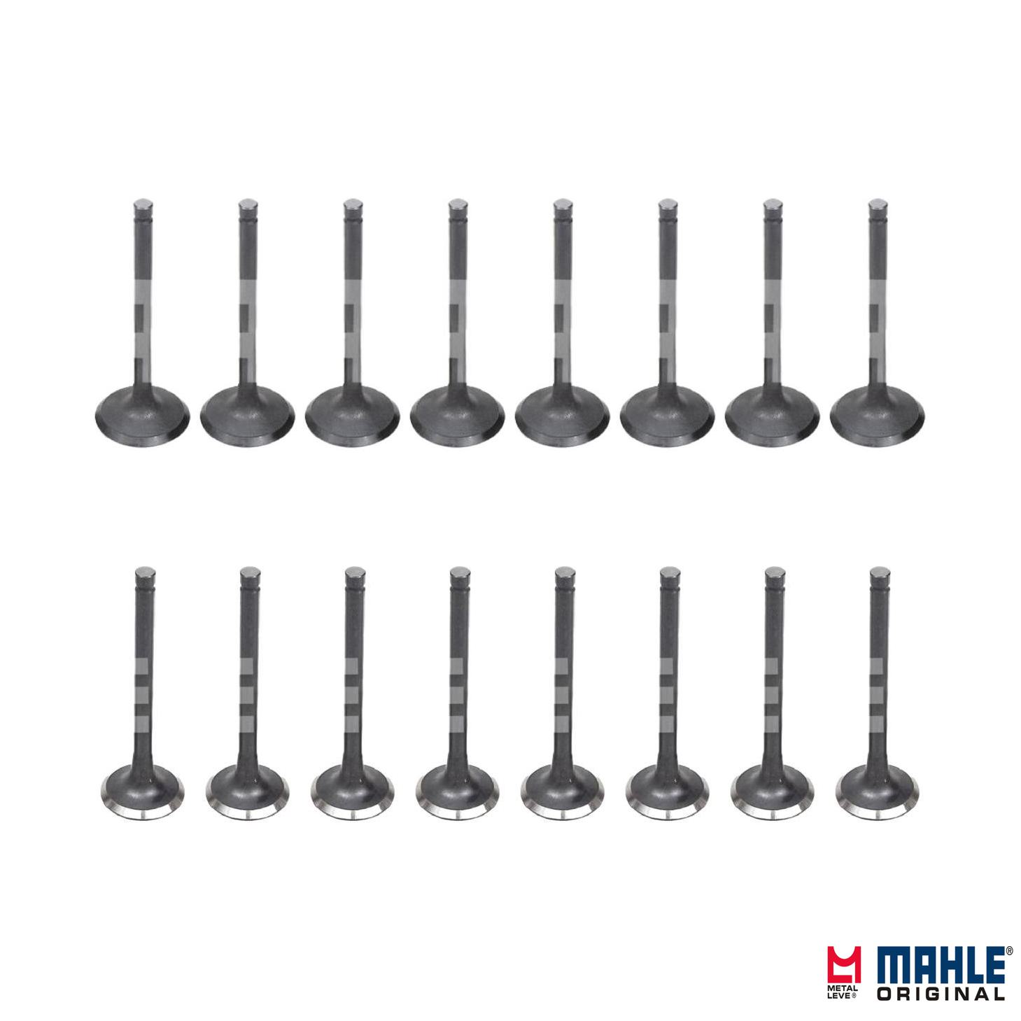Kit com 8 Válvulas de Admissão e 8 Válvulas de Escape - Mahle Metal Leve - VA1950247 STD / VE1950246 STD