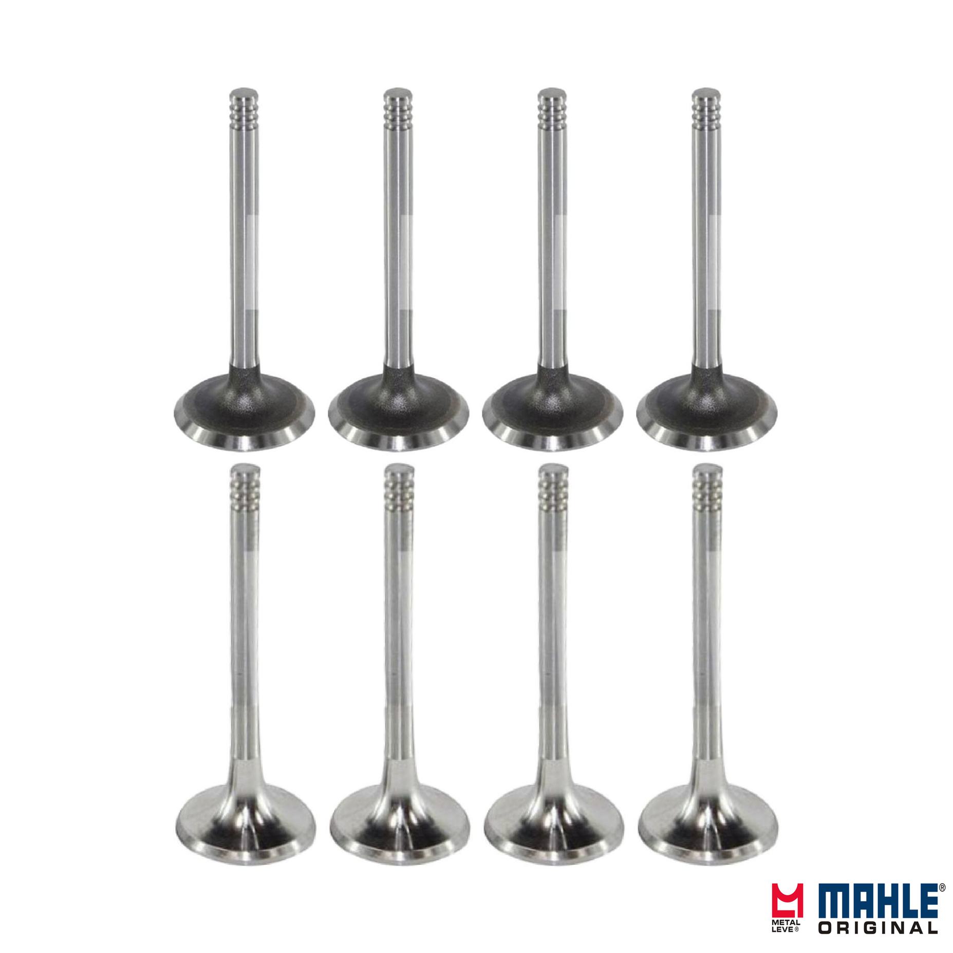 Kit com 4 Válvulas de Admissão e 4 Válvulas de Escape - Mahle Metal Leve - VA0590067 STD / VE0700087 STD