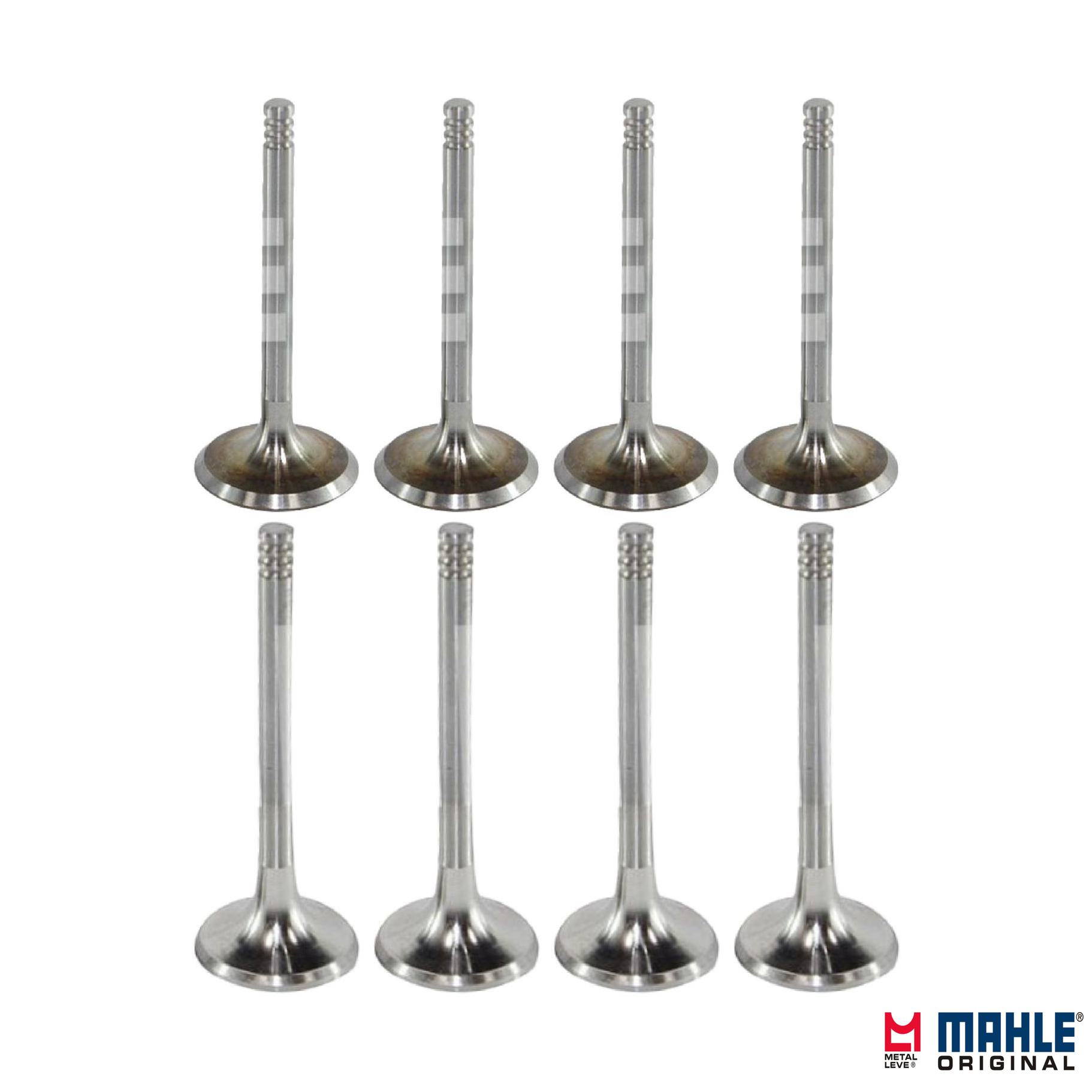 Kit com 4 Válvulas de Admissão e 4 Válvulas de Escape - Mahle Metal Leve - VA0700088 STD / VE0700087 STD