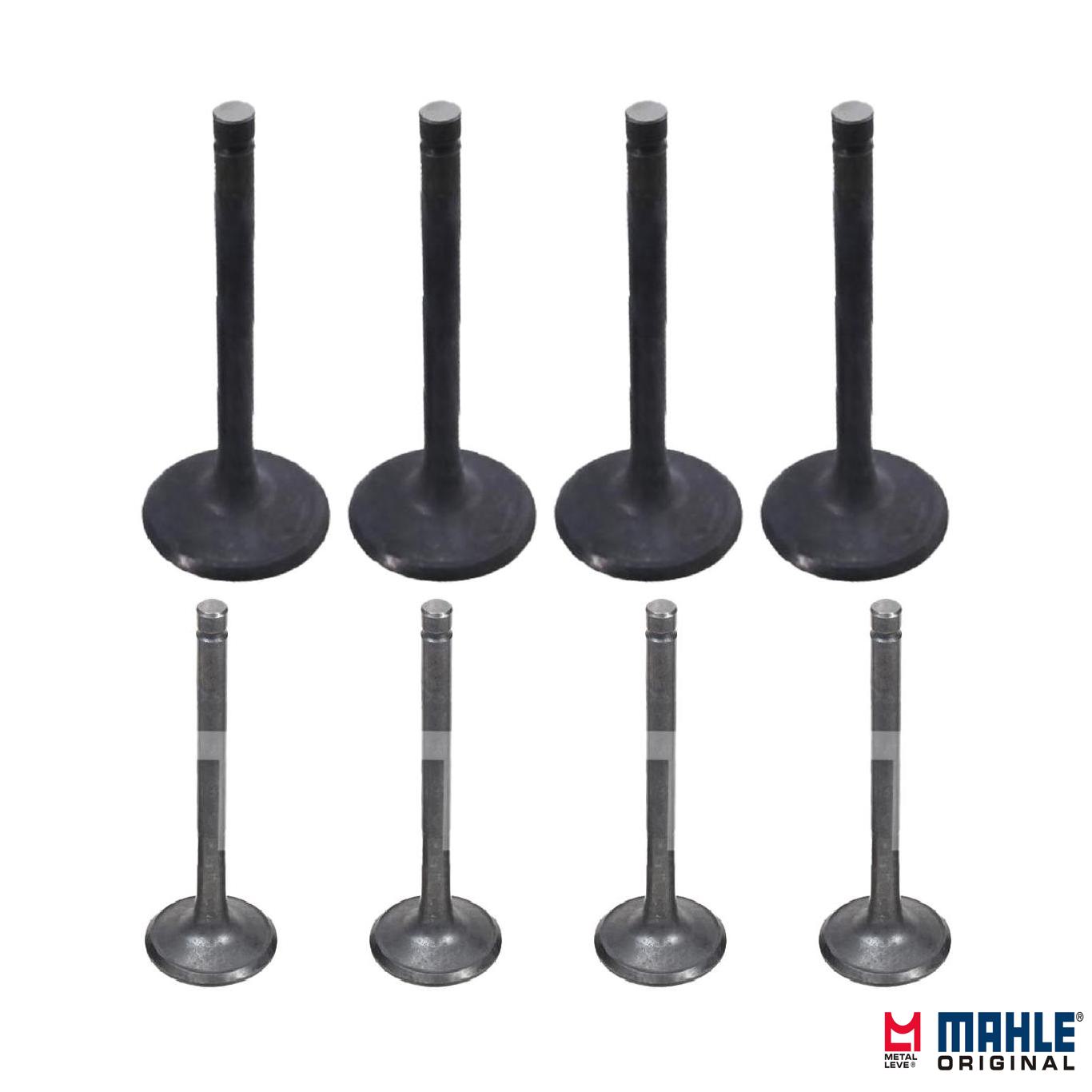 Kit com 4 Válvulas de Admissão e 4 Válvulas de Escape - Mahle Metal Leve - VA2110187 STD / VE2110188 STD
