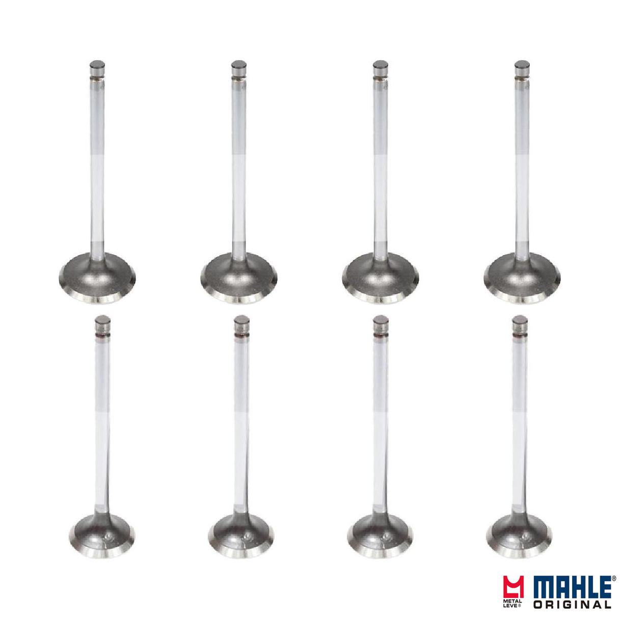 Kit com 4 Válvulas de Admissão e 4 Válvulas de Escape - Mahle Metal Leve - VA2080849 STD / VE2080848 STD