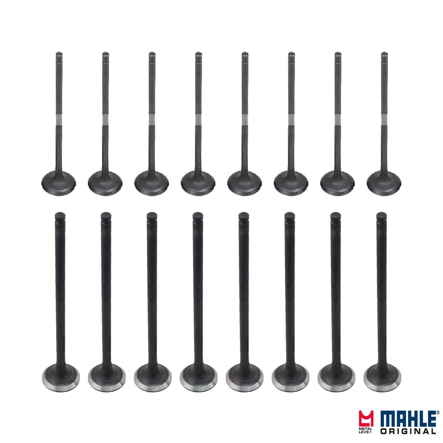 Kit com 8 Válvulas de Admissão e 8 Válvulas de Escape - Mahle Metal Leve - VA5511554 STD / VE5511769 STD