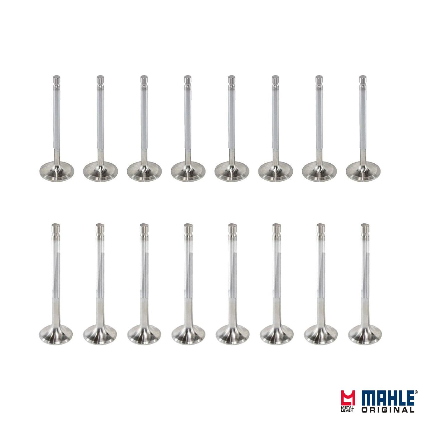 Kit com 8 Válvulas de Admissão e 8 Válvulas de Escape - Mahle Metal Leve - VA0760013 STD / VE0760012 STD