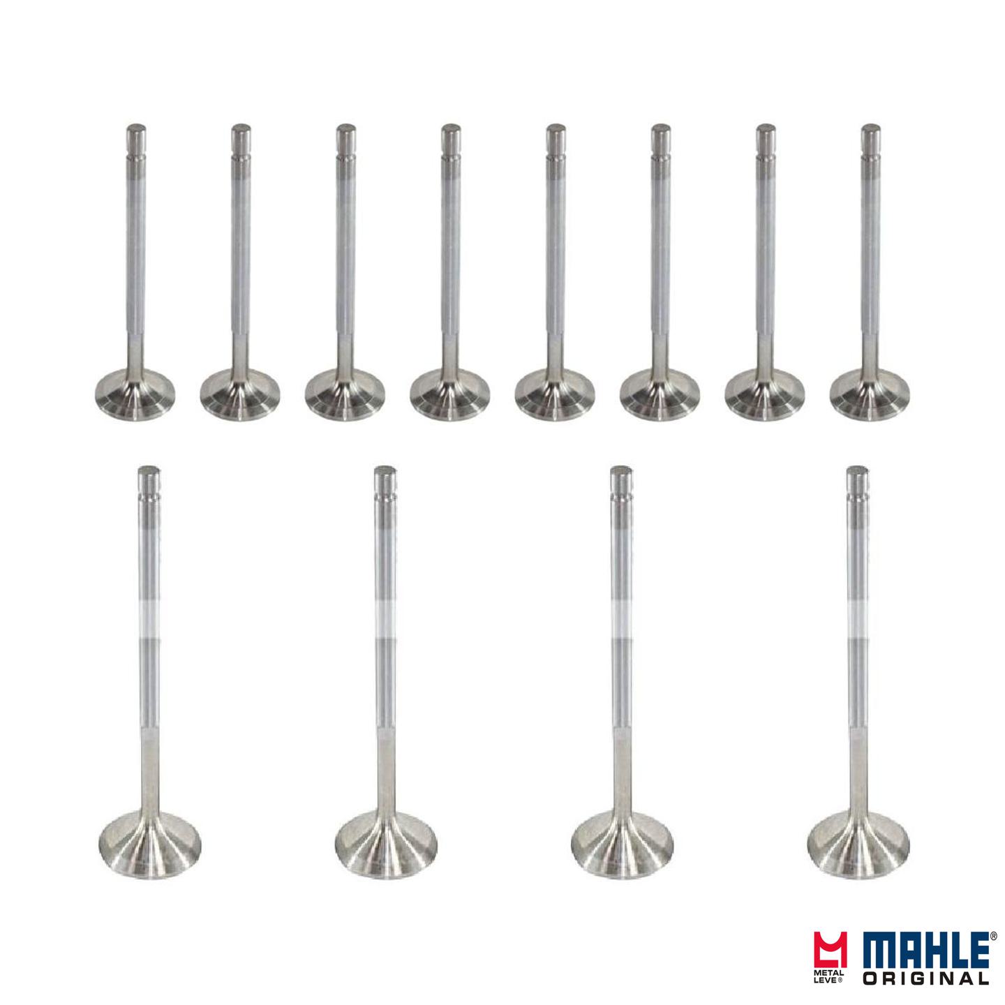 Kit com 8 Válvulas de Admissão e 4 Válvulas de Escape - Mahle Metal Leve - VA0480244 STD / VE0480245 STD