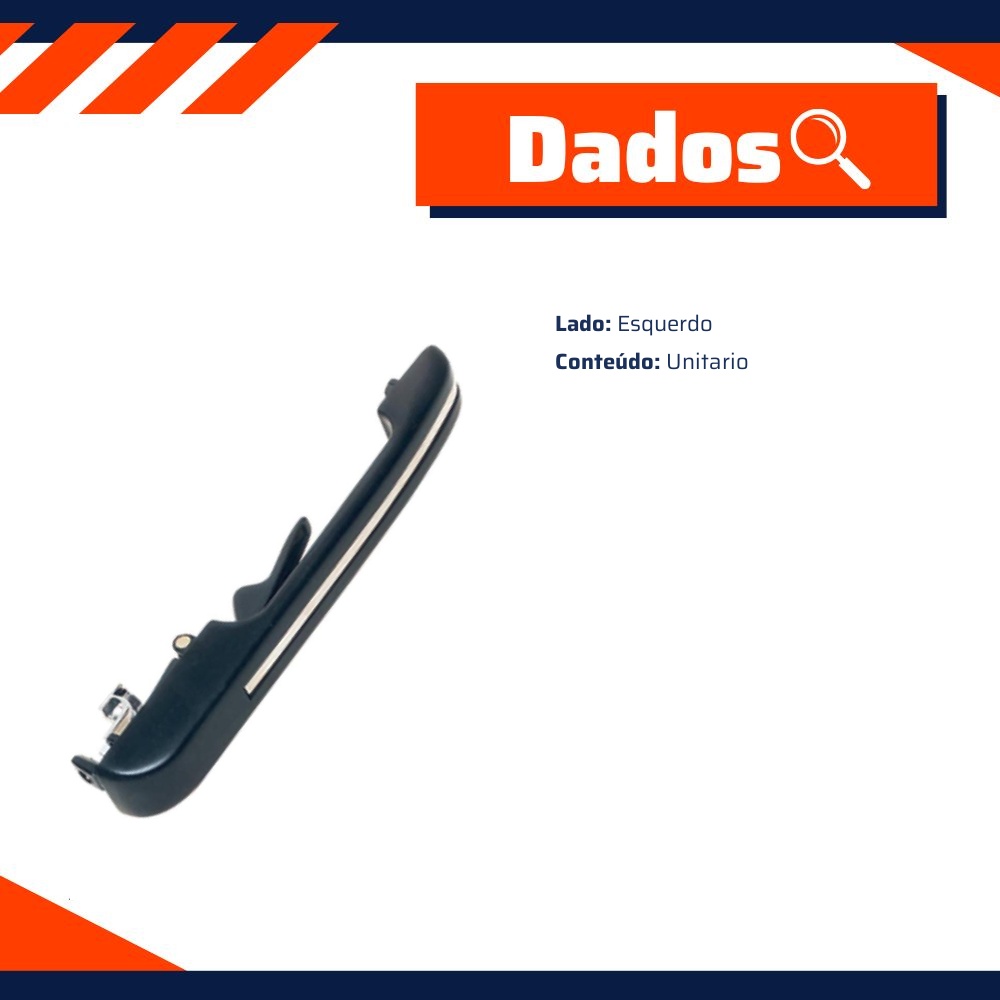 Maçaneta Externa da Porta Traseira para Volkswagen Quantum e Santana - Universal Automotive - 30307