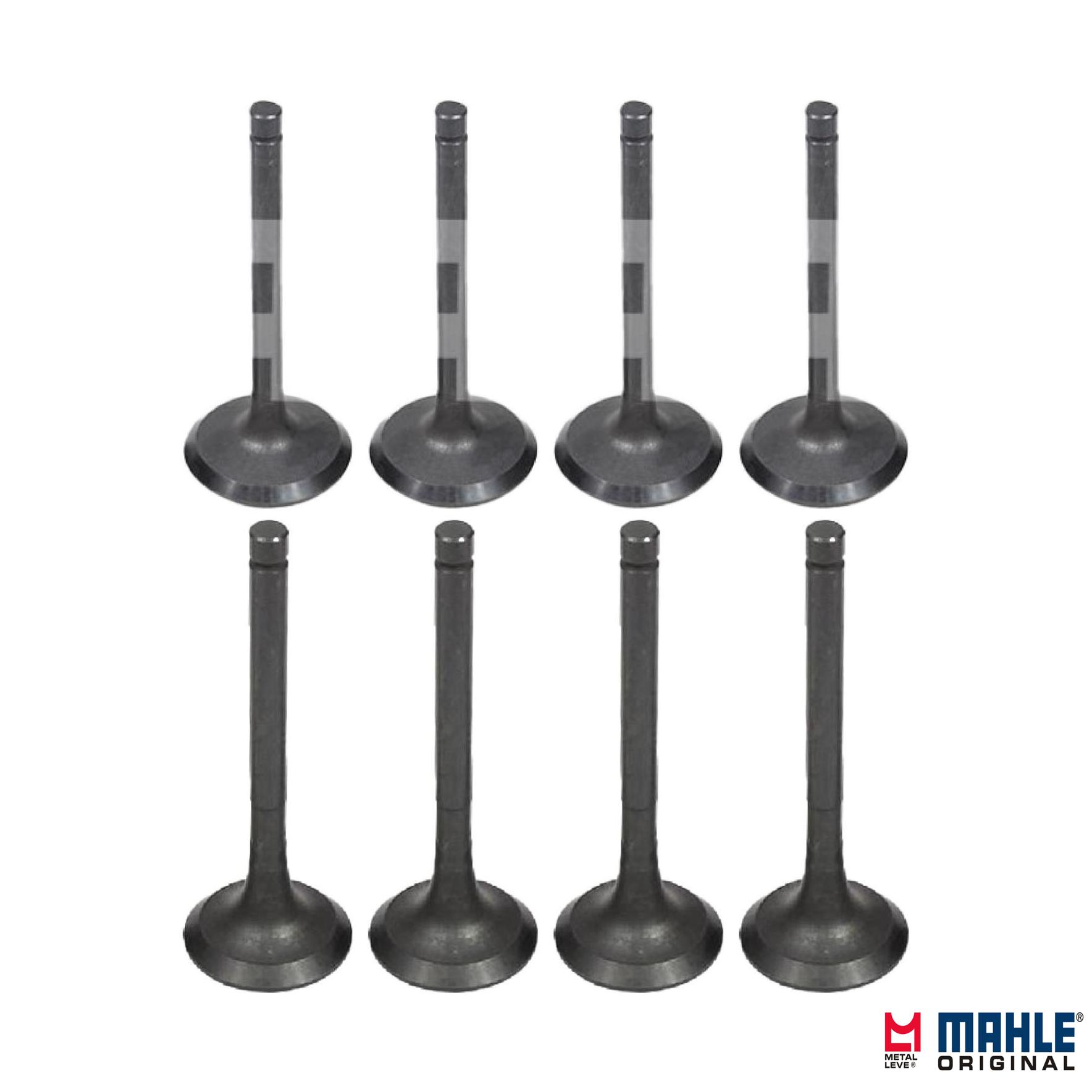 Kit com 4 Válvulas de Admissão e 4 Válvulas de Escape - Mahle Metal Leve - VA0630240 STD / VE0630241 STD