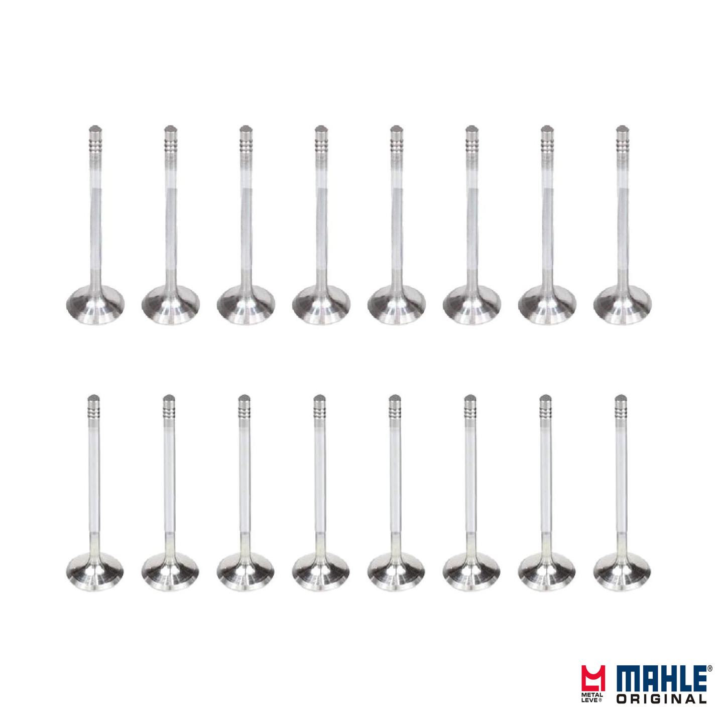Kit com 8 Válvulas de Admissão e 8 Válvulas de Escape - Mahle Metal Leve - VA0250168 STD / VE0140248 STD