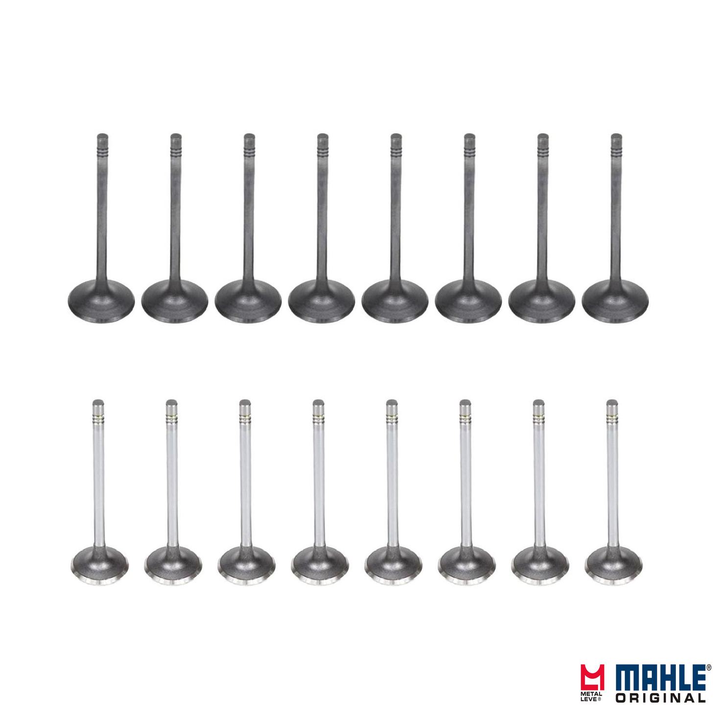 Kit com 8 Válvulas de Admissão e 8 Válvulas de Escape - Mahle Metal Leve - VA0141575 STD / VE0141574 STD