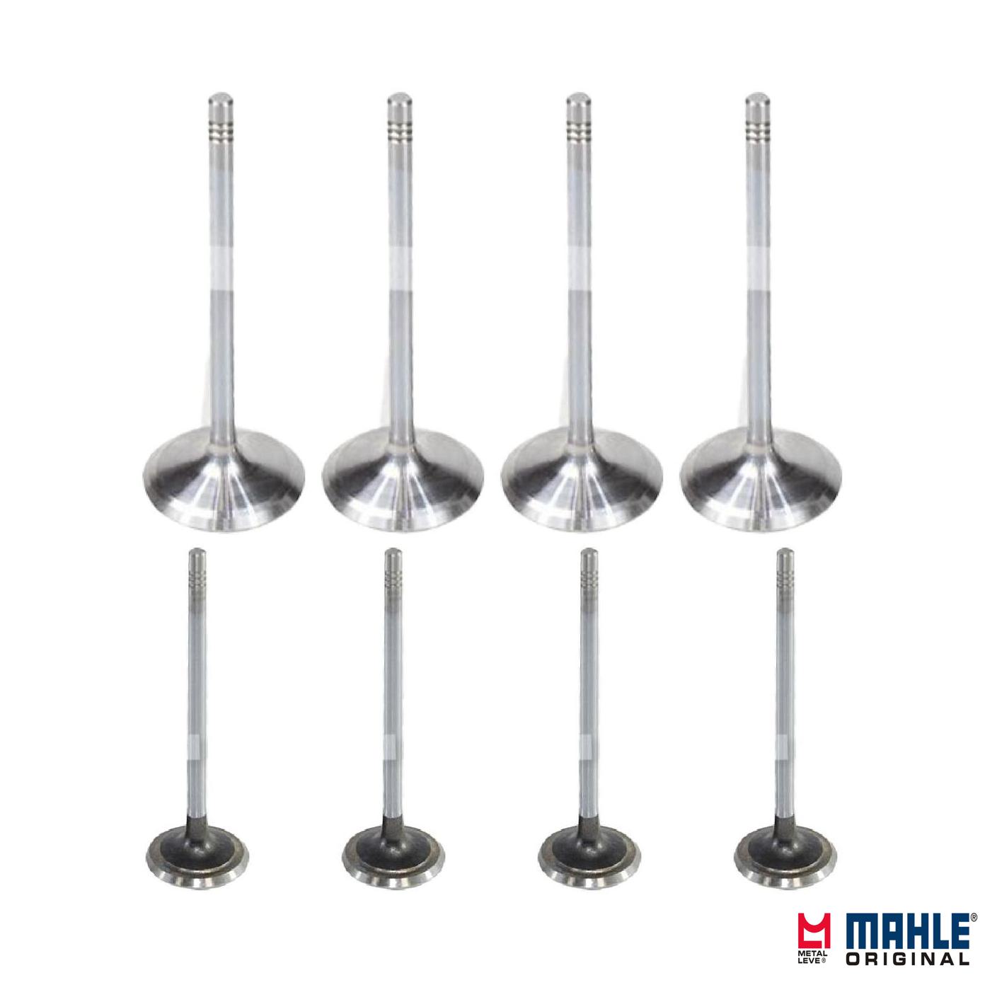 Kit com 4 Válvulas de Admissão e 4 Válvulas de Escape - Mahle Metal Leve - VA0591473 STD / VE0590175 STD