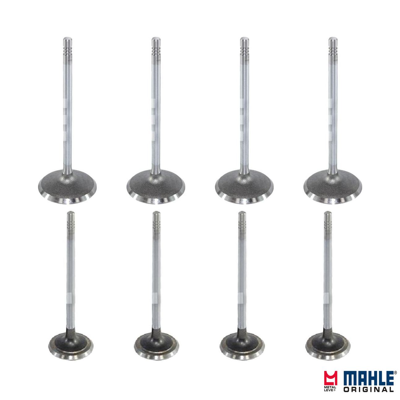 Kit com 4 Válvulas de Admissão e 4 Válvulas de Escape - Mahle Metal Leve - VA0590174 STD / VE0590175 STD