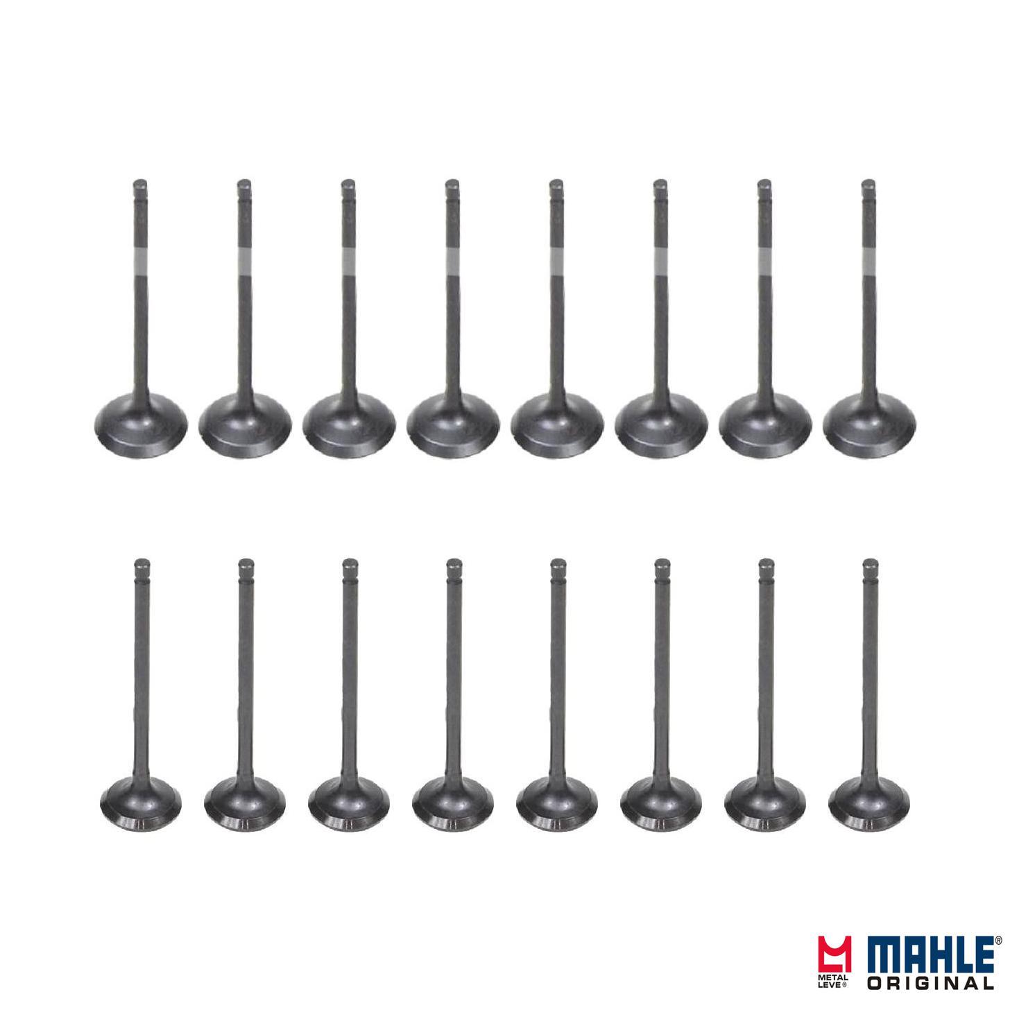 Kit com 8 Válvulas de Admissão e 8 Válvulas de Escape - Mahle Metal Leve - VA3551556 STD / VE3551557 STD