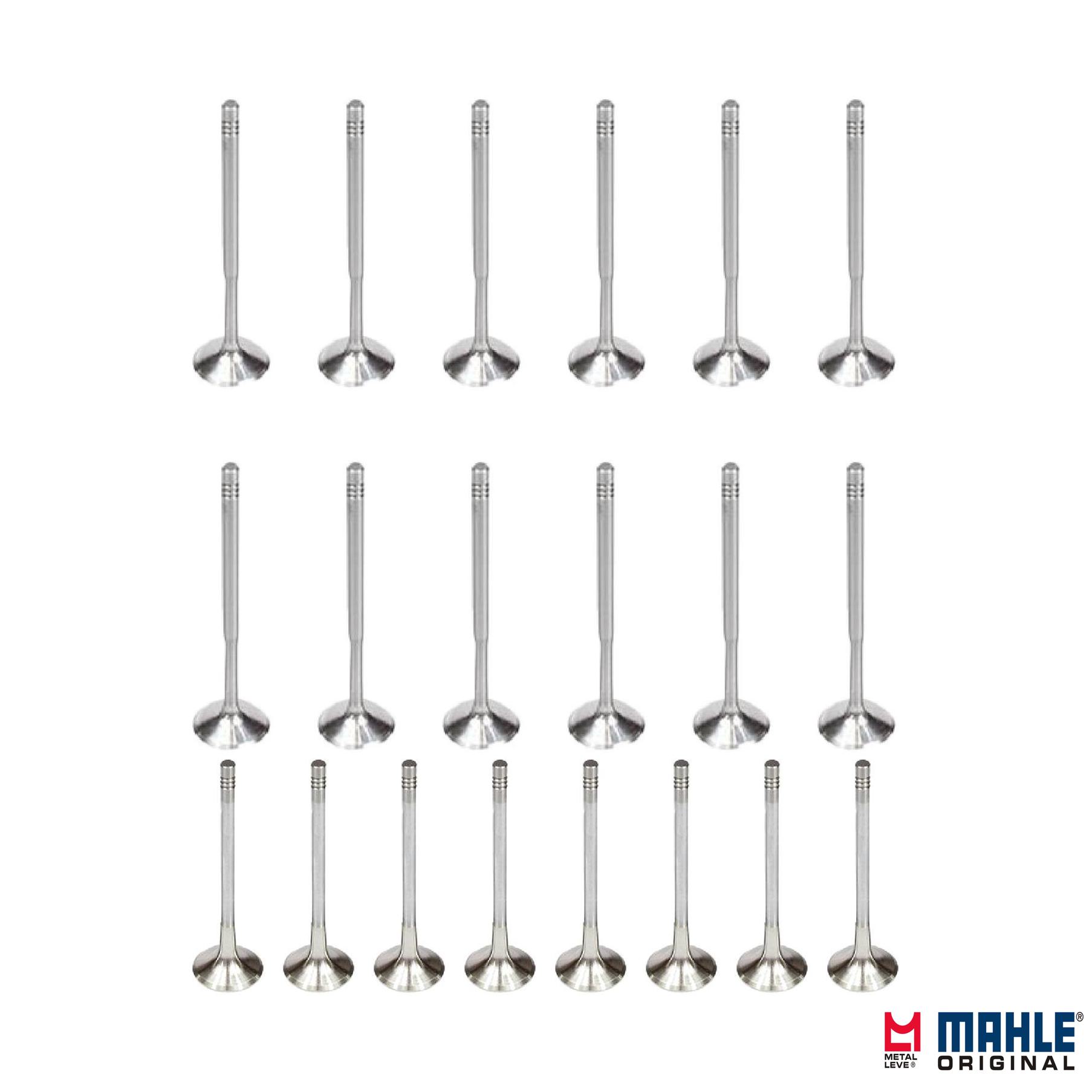 Kit com 12 Válvulas de Admissão e 8 Válvulas de Escape - Mahle Metal Leve - VA0700242 STD / VE0700243 STD