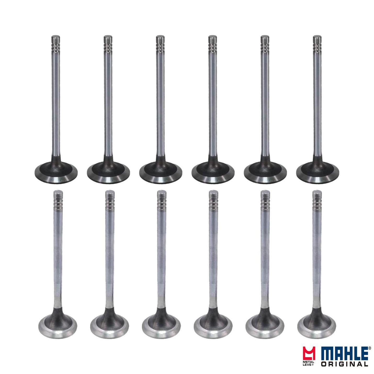 Kit com 6 Válvulas de Admissão e 6 Válvulas de Escape - Mahle Metal Leve - VA0131750 STD / VE0131751 STD