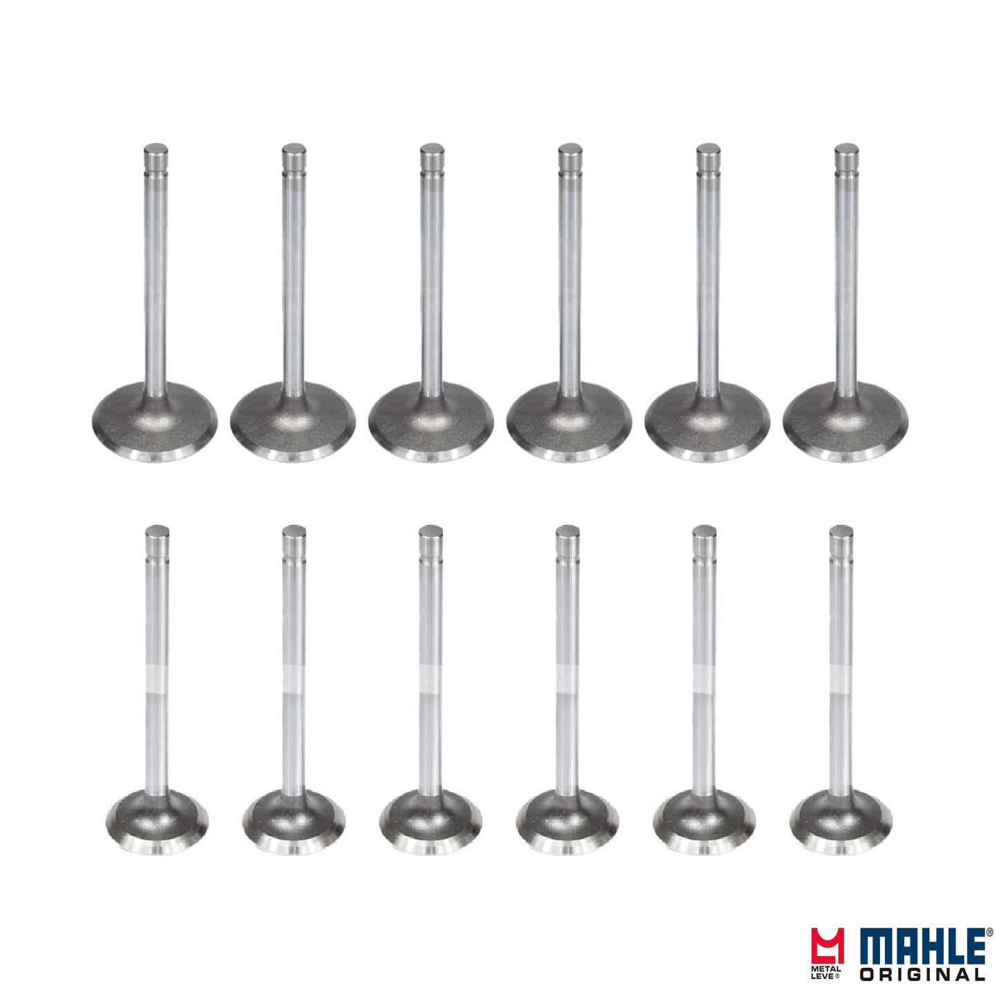 Kit com 6 Válvulas de Admissão e 6 Válvulas de Escape - Mahle Metal Leve - VA0140183 STD / VE0140184 STD