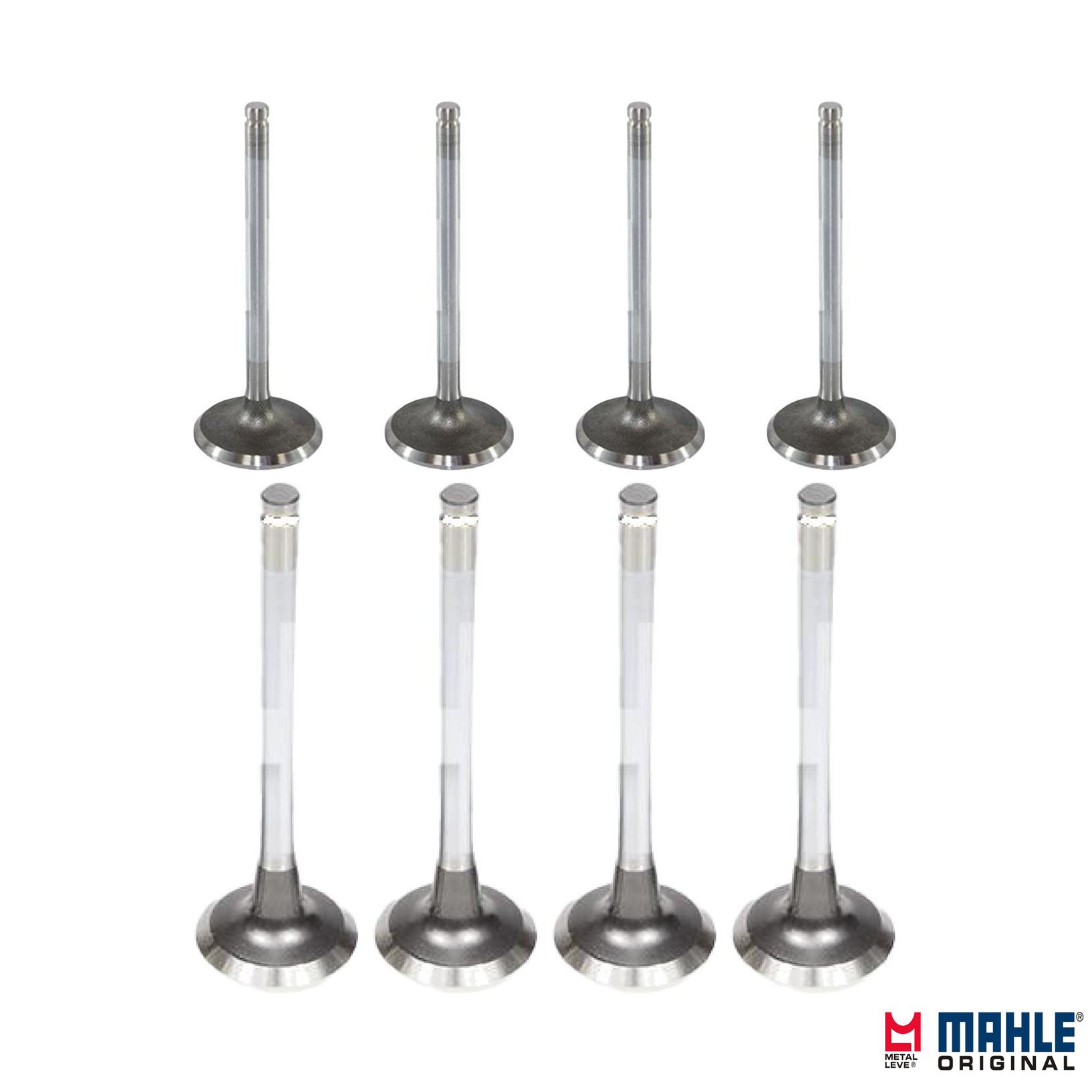 Kit com 4 Válvulas de Admissão e 4 Válvulas de Escape - Mahle Metal Leve - VA0140086 STD / VE0140370 STD