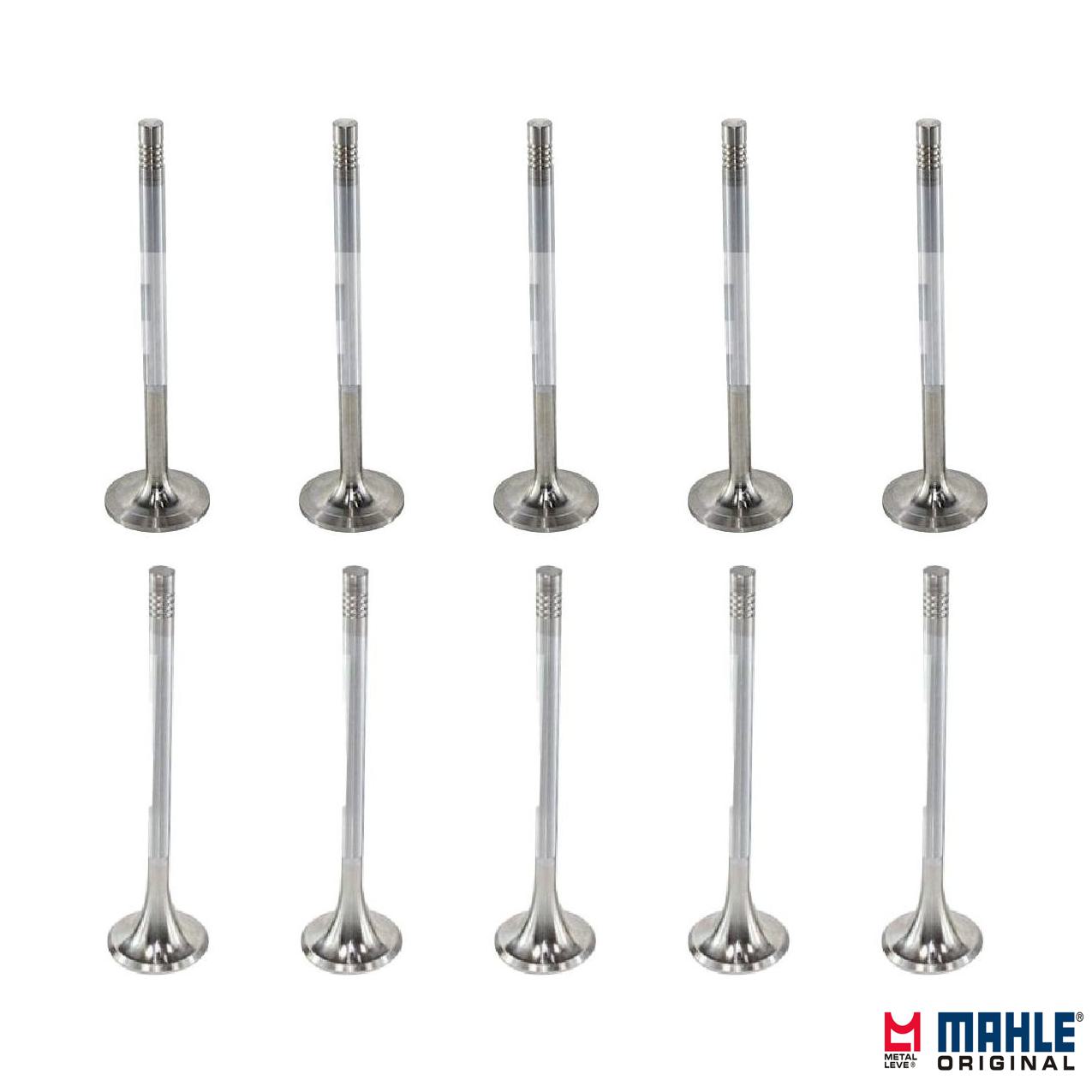 Kit com 5 Válvulas de Admissão e 5 Válvulas de Escape - Mahle Metal Leve - VA0761423 STD / VE0761424 STD