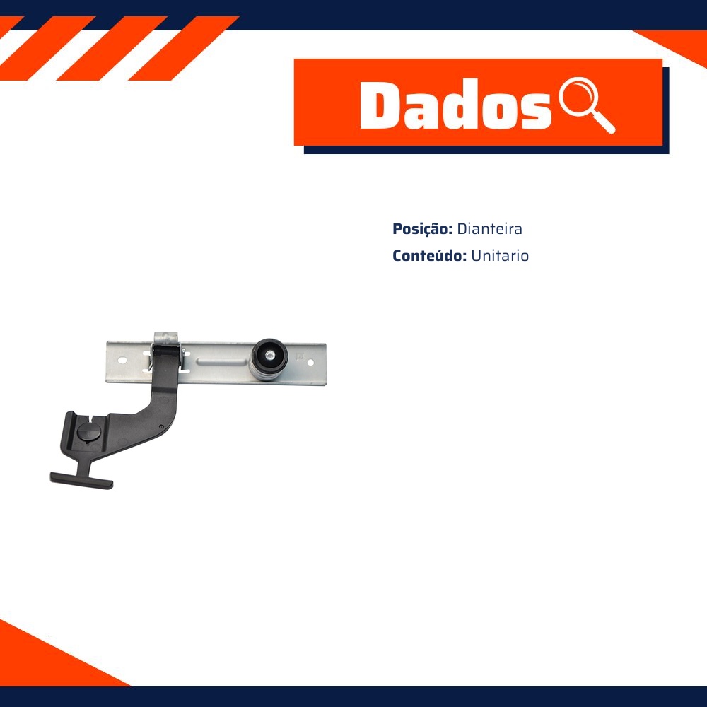Fechadura Superior do Capô para Renault CLIO e CLIO SEDAN - Universal Automotive - 11455