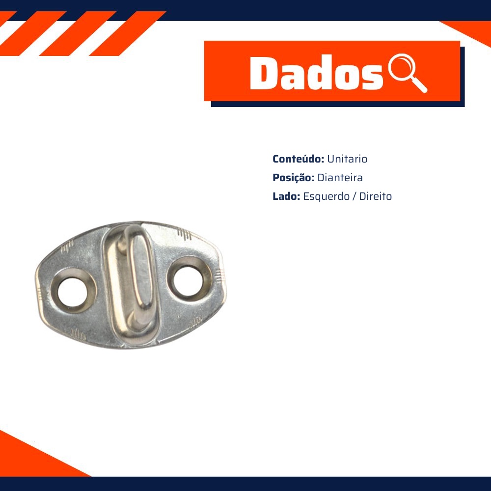 Batente da Porta para Volkswagen Gol - Universal Automotive - 22035