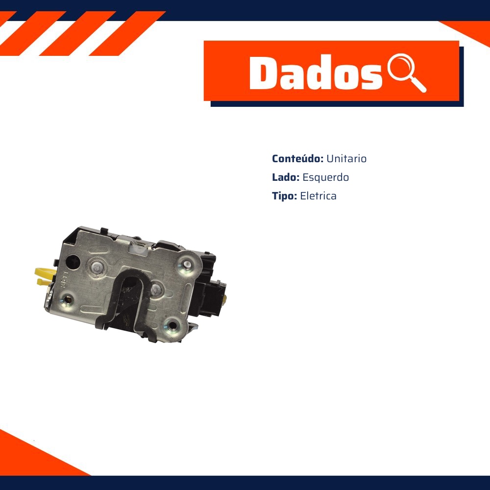 Fechadura da Porta Traseira para Renault Duster e Oroch - Universal Automotive - 11359
