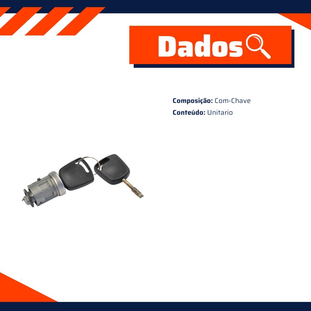 Cilindro de Ignição para Ford Transit - Universal Automotive - 31169