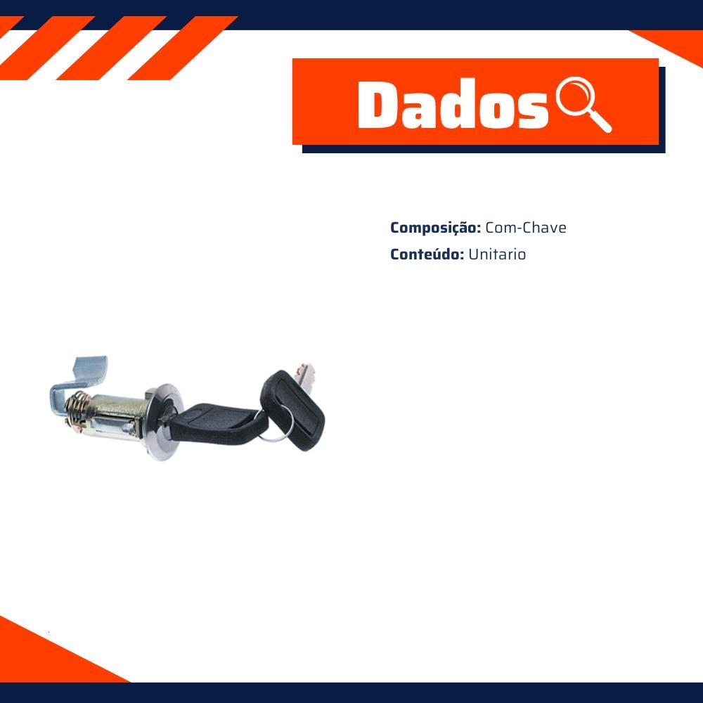Cilindro do Porta-Malas para Ford Corcel e Del Rey - Universal Automotive - 30111