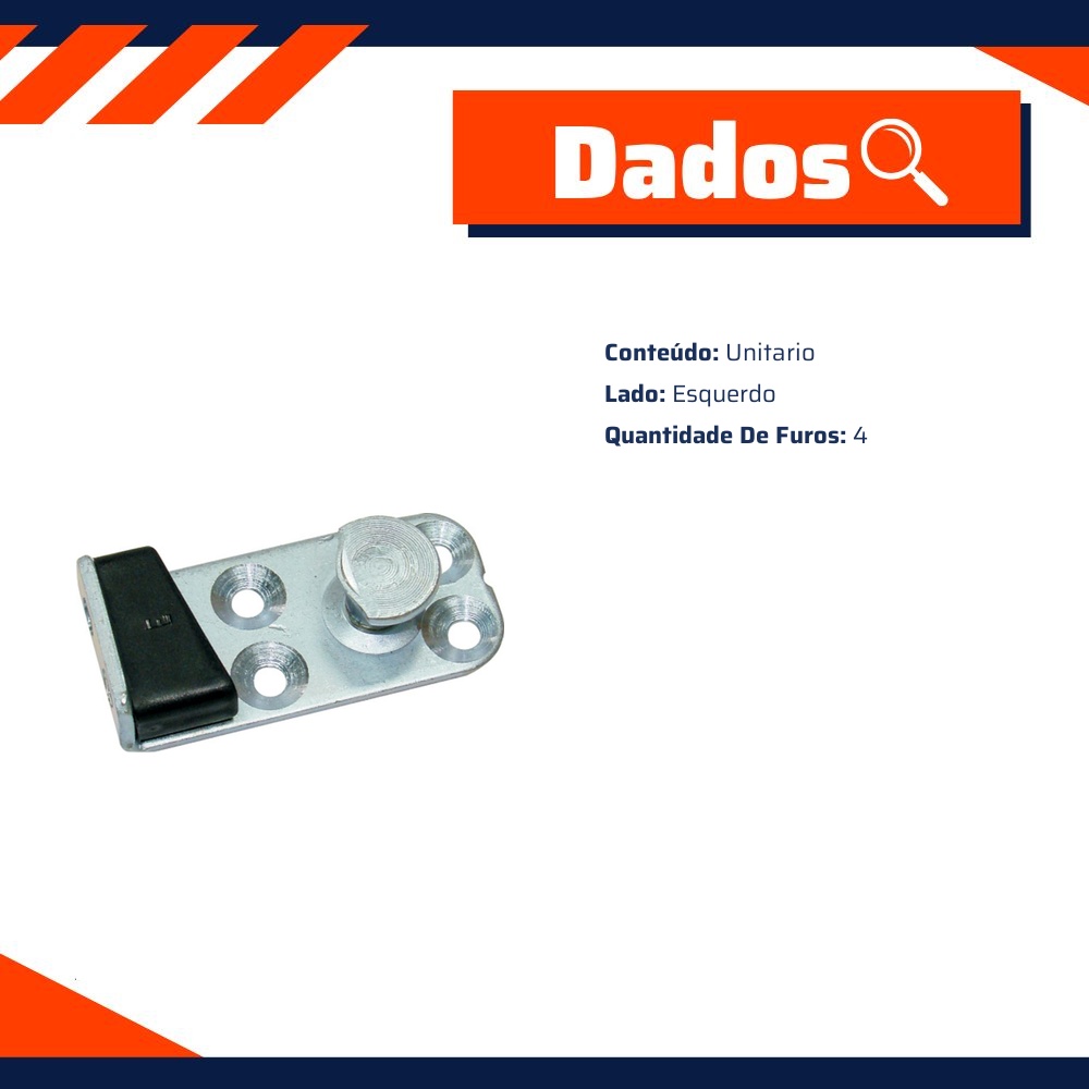 Batente da Porta Dianteira para Volkswagen Fusca - Universal Automotive - 21235