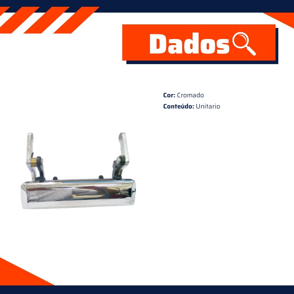 Maçaneta Externa Tampa da Caçamba para Ford F-1000 - Universal Automotive - 30895