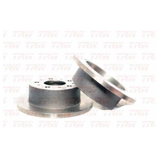 Par Disco de Freio Sólido Traseiro - TRW - RPDI04440