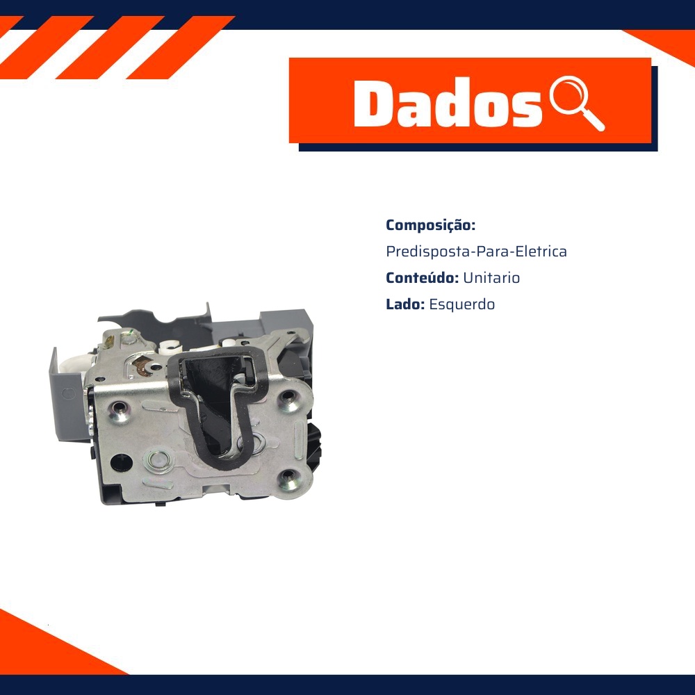 Fechadura da Porta Traseira para Renault CLIO e Symbol - Universal Automotive - 11617