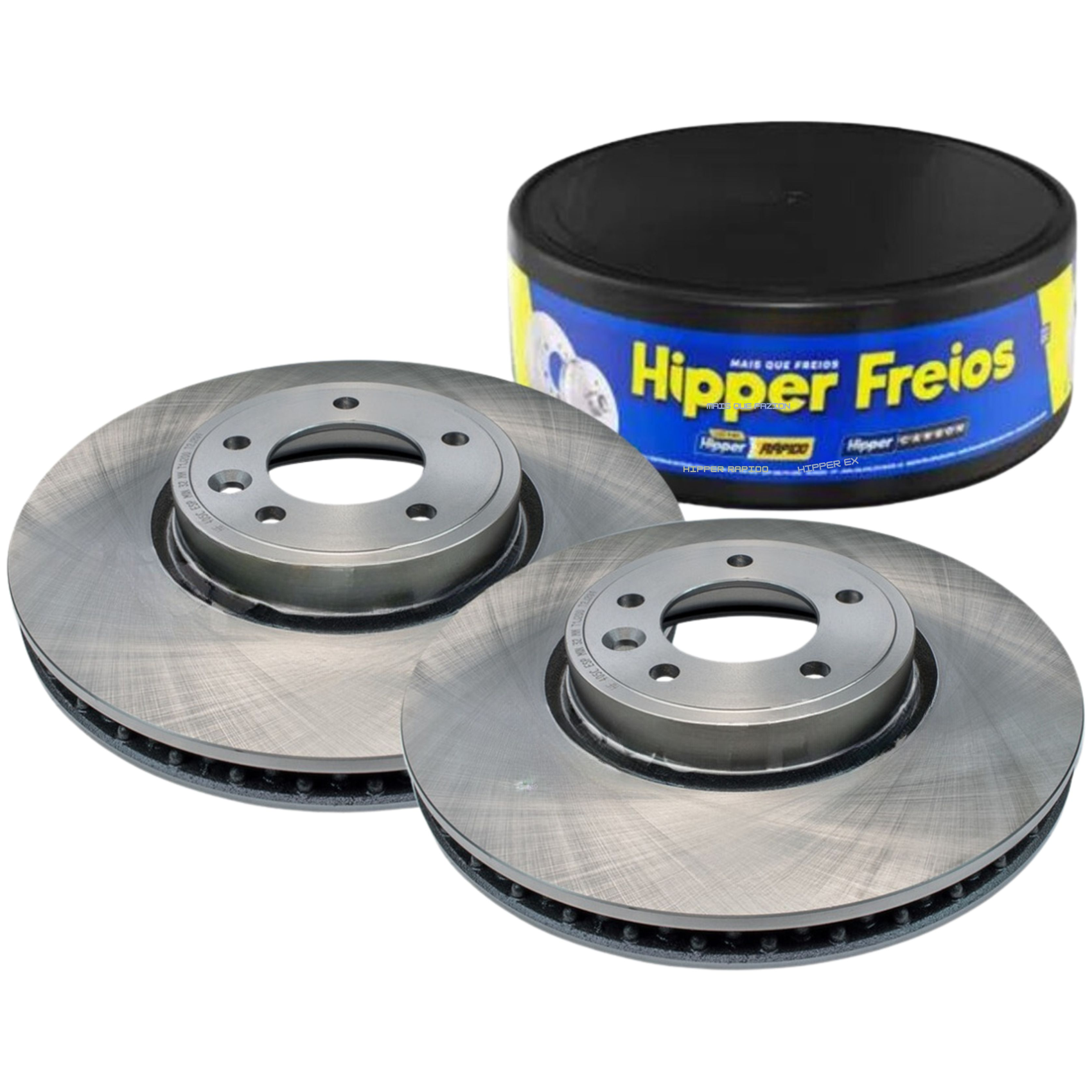 Par Disco Freio Dianteiro - Hipper Freios - HF 400C