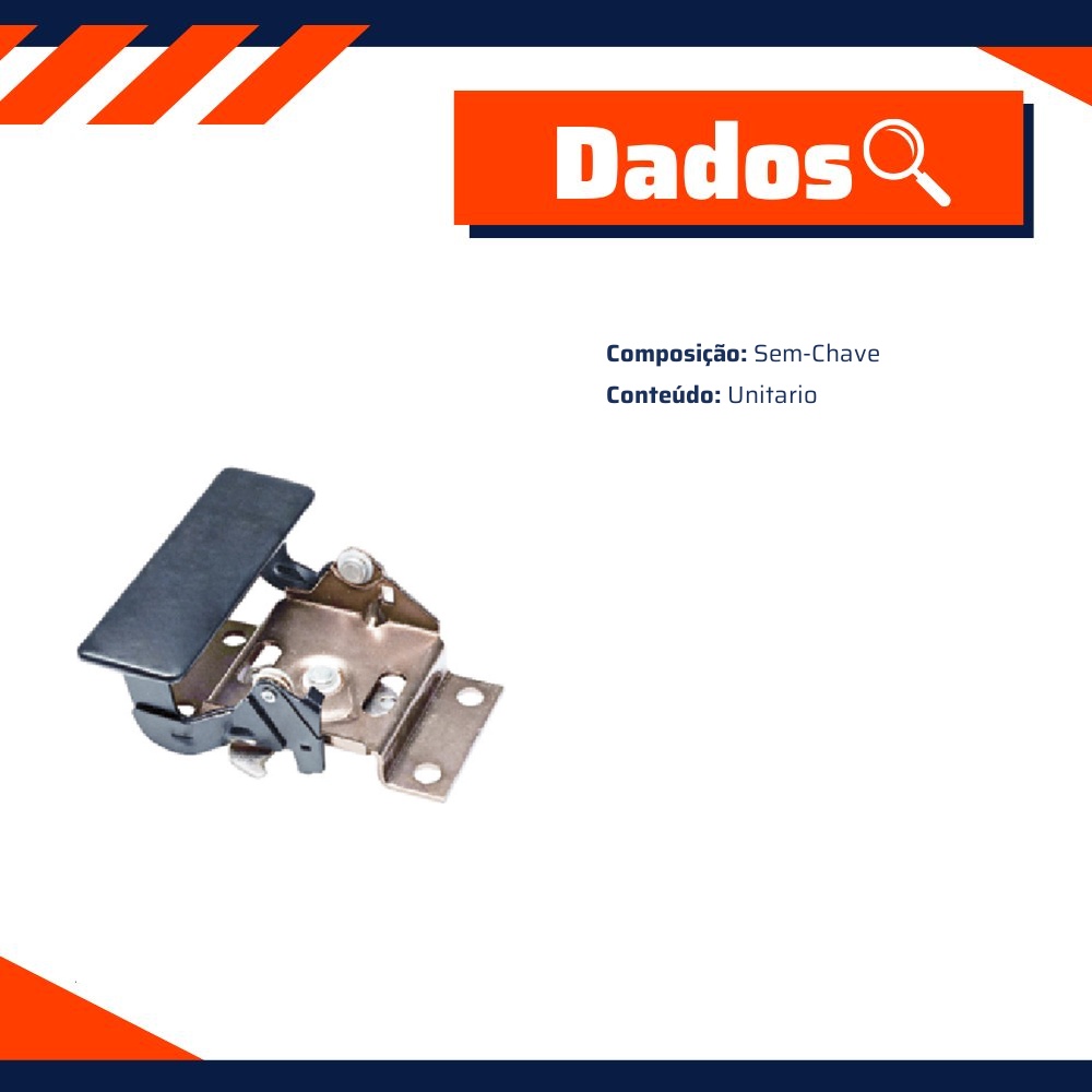 Maçaneta Externa da Tampa da Caçamba para Chevrolet D-20 - Universal Automotive - 40531