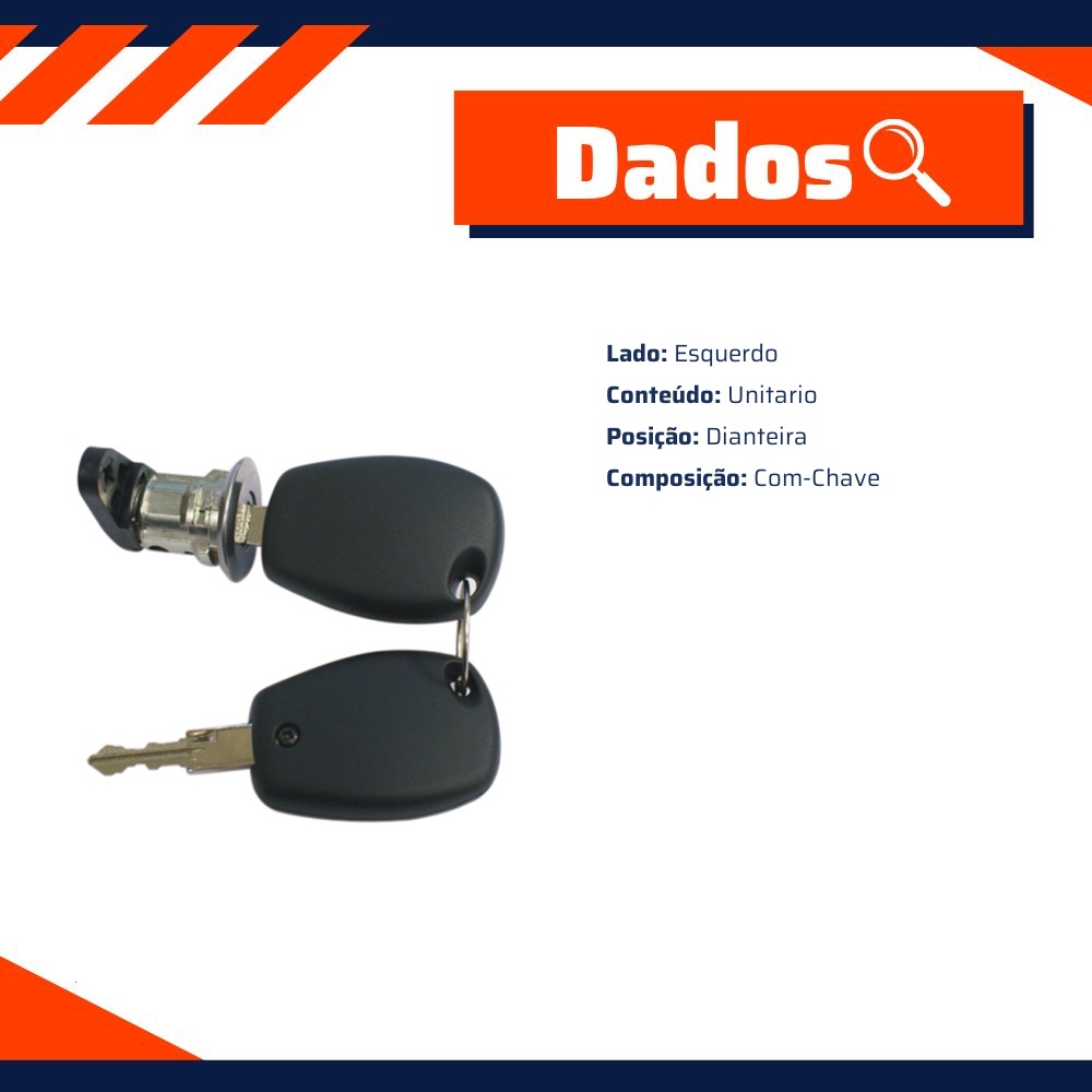 Cilindro da Porta para Renault Logan - Universal Automotive - 11203
