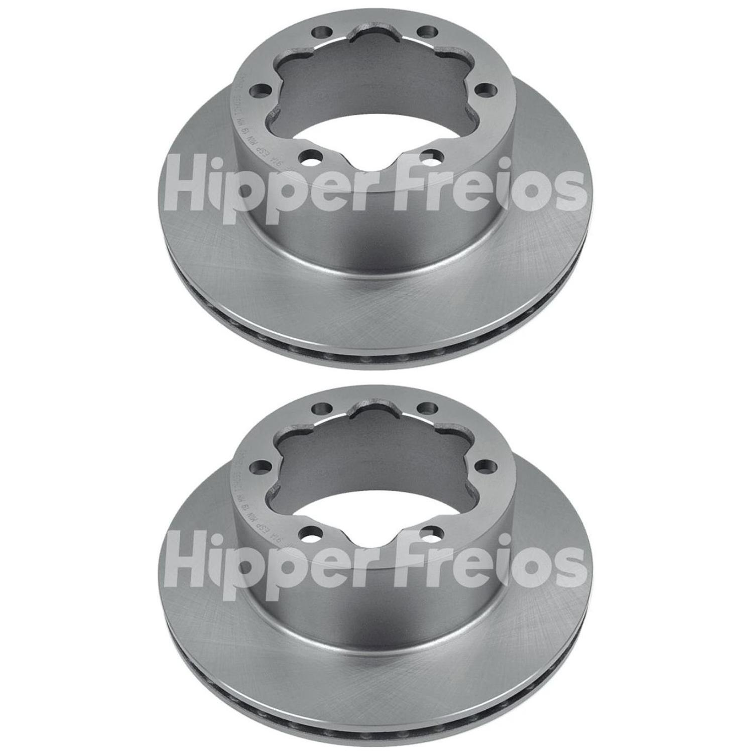Par Disco Freio Traseiro - Hipper Freios - HF 91A