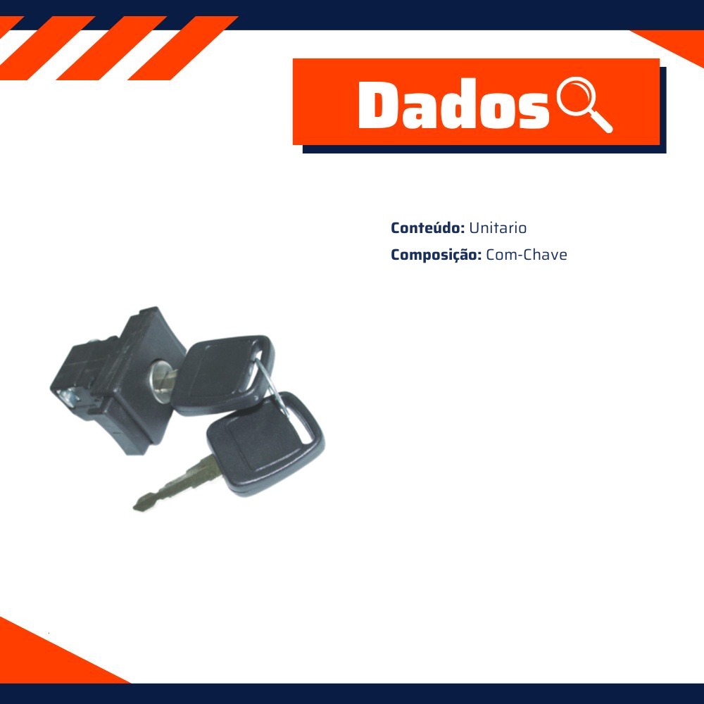 Fecho do Porta-Luvas para Ford Del Rey e Del Rey Belina - Universal Automotive - 30186