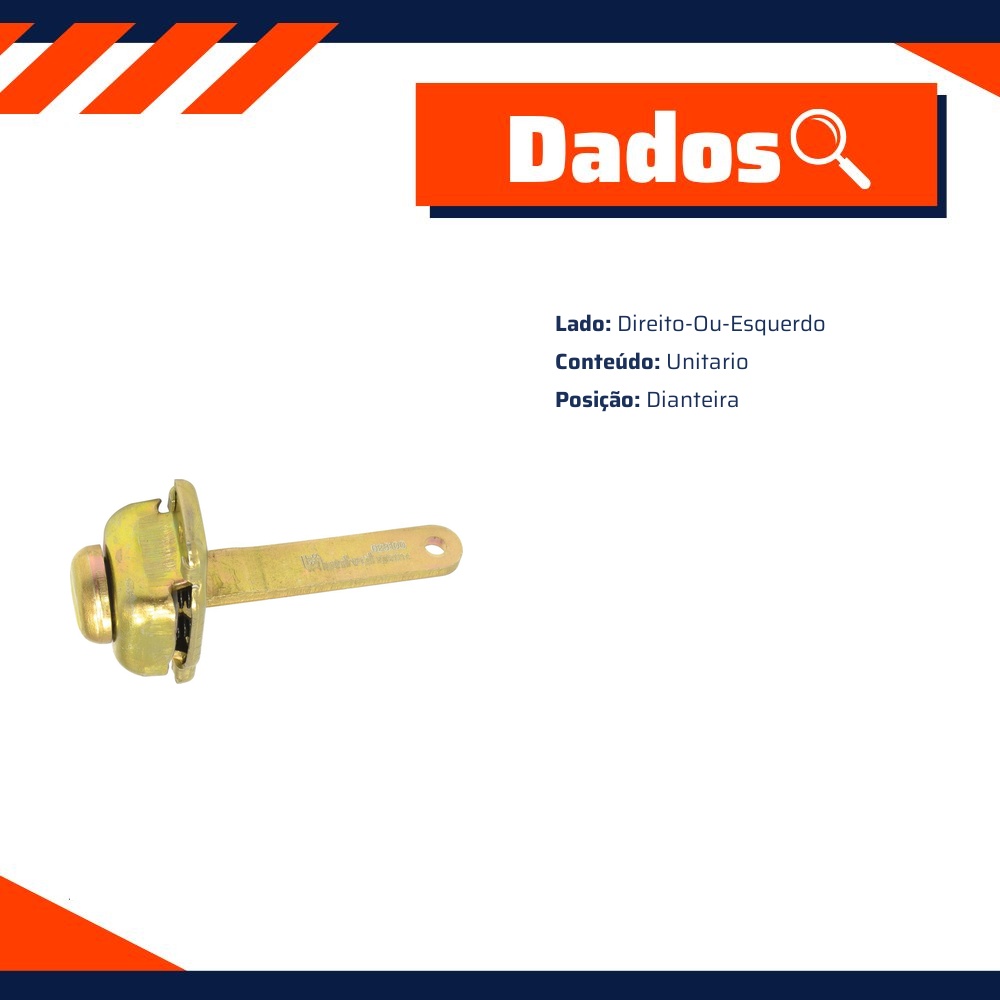 Limitador da Porta para Volkswagen Passat - Universal Automotive - 20365
