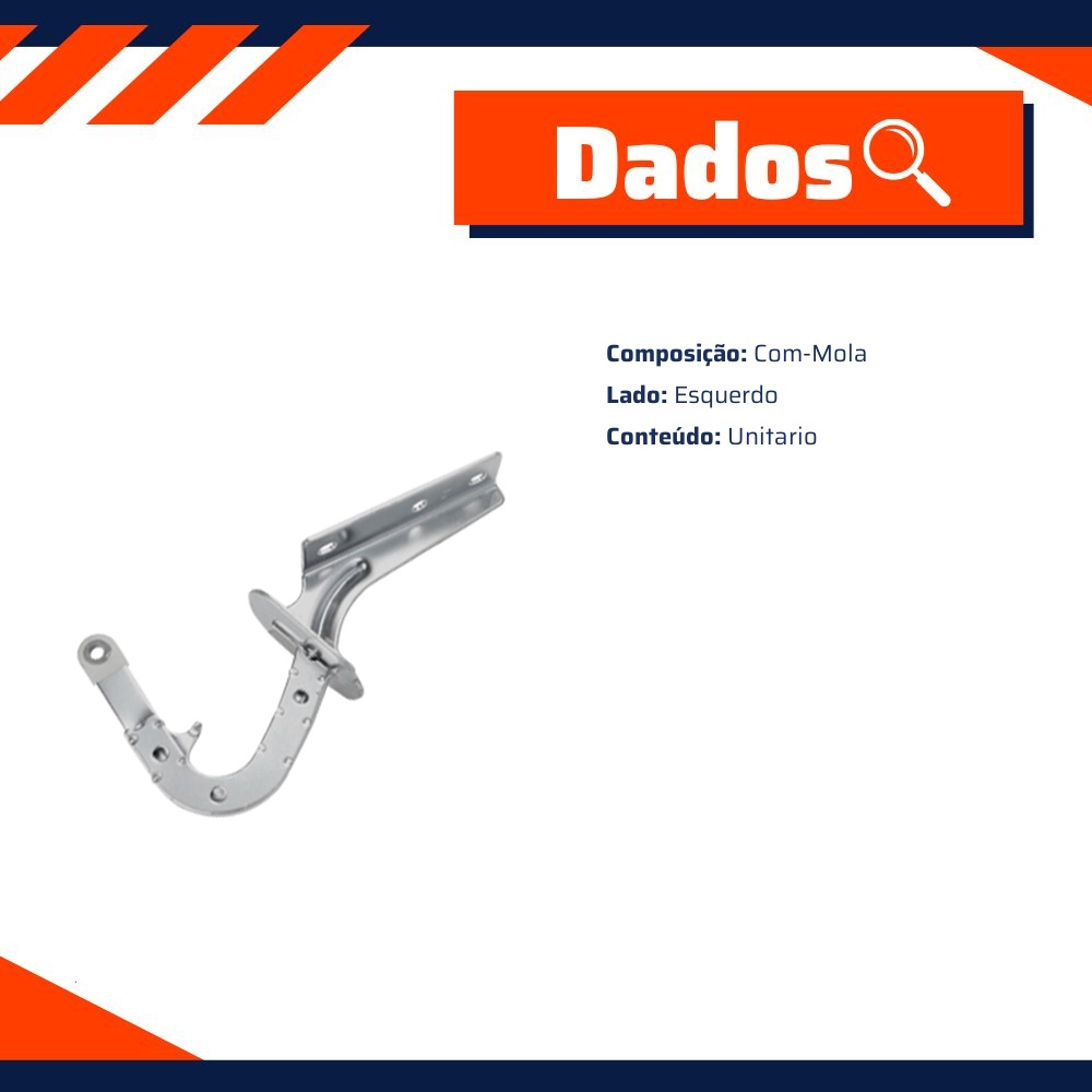 Dobradiça do Capô para Nissan Frontier - Universal Automotive - 18171