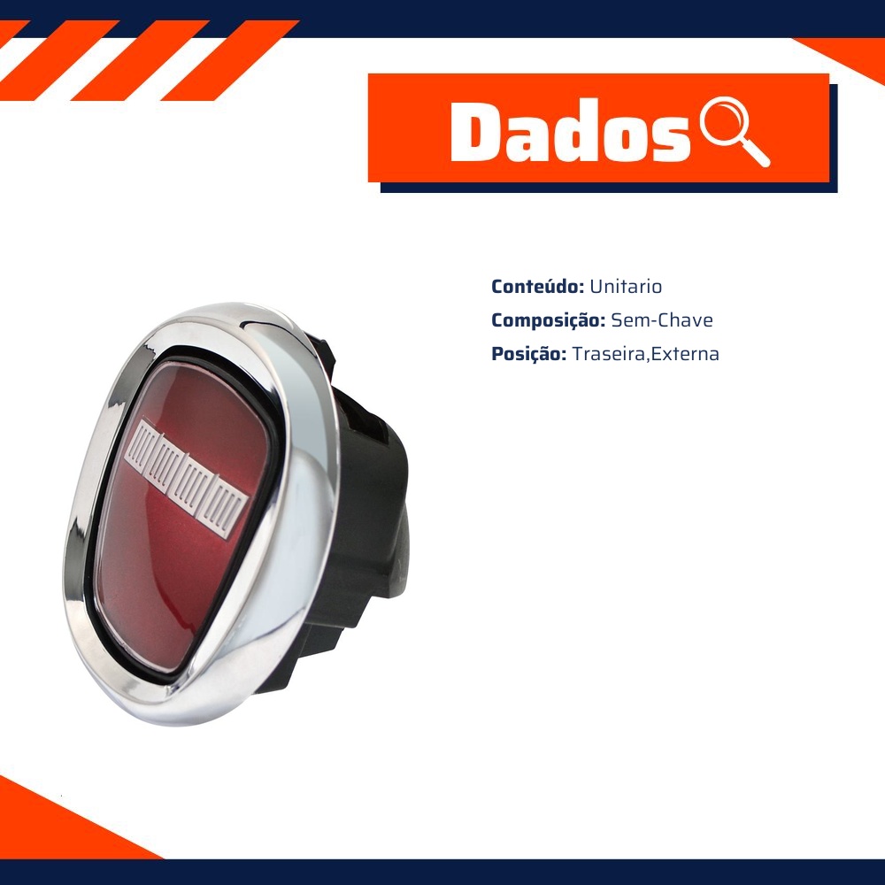 Maçaneta Externa da Tampa da Caçamba para Fiat Strada - Universal Automotive - 70773