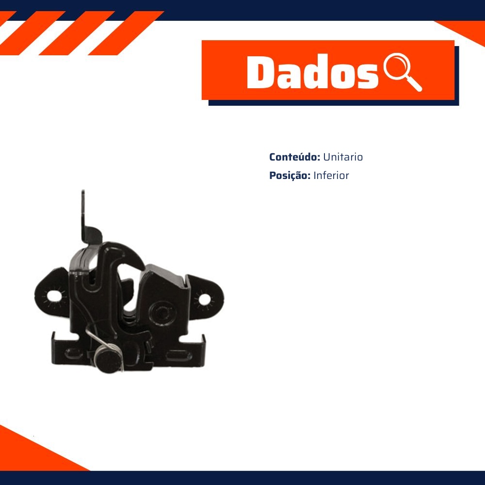 Fechadura do Capô para Hyundai HR - Universal Automotive - 15439