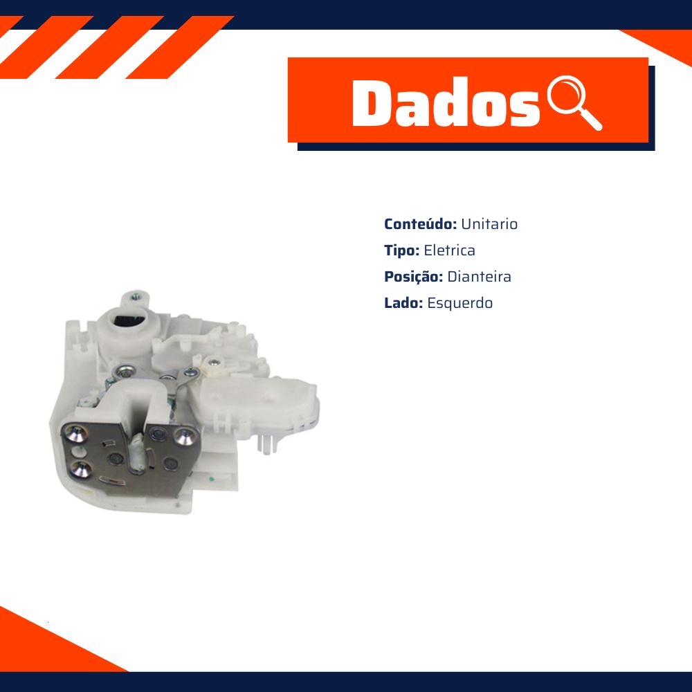 Fechadura da Porta para Honda FIT - Universal Automotive - 13129