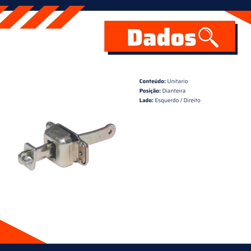 Limitador da Porta para Chevrolet Ipanema e Kadett - Universal Automotive - 40374