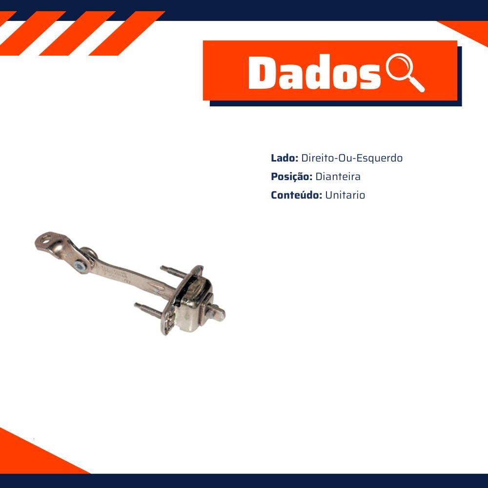 Limitador da Porta para Ford Courier e Fiesta - Universal Automotive - 30535
