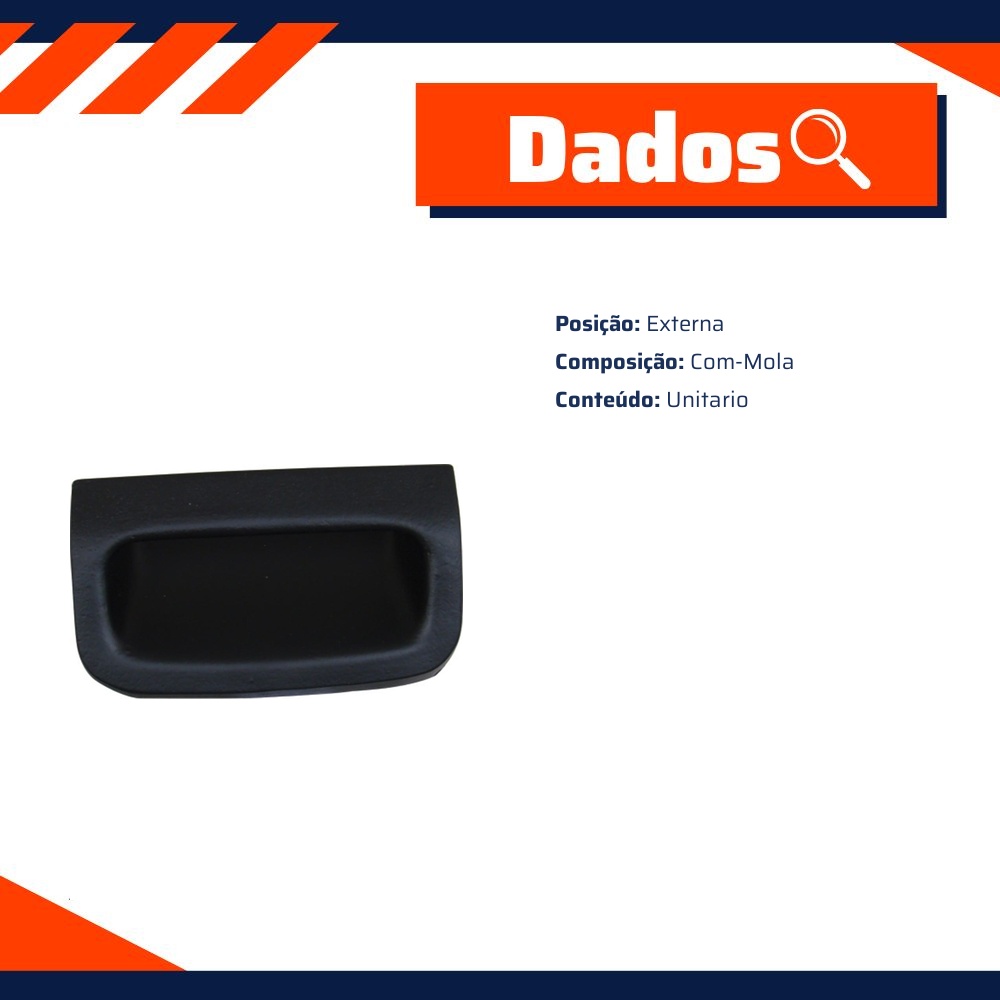 Gatilho da Maçaneta da Porta Lateral para Fiat Ducato - Universal Automotive - 70399