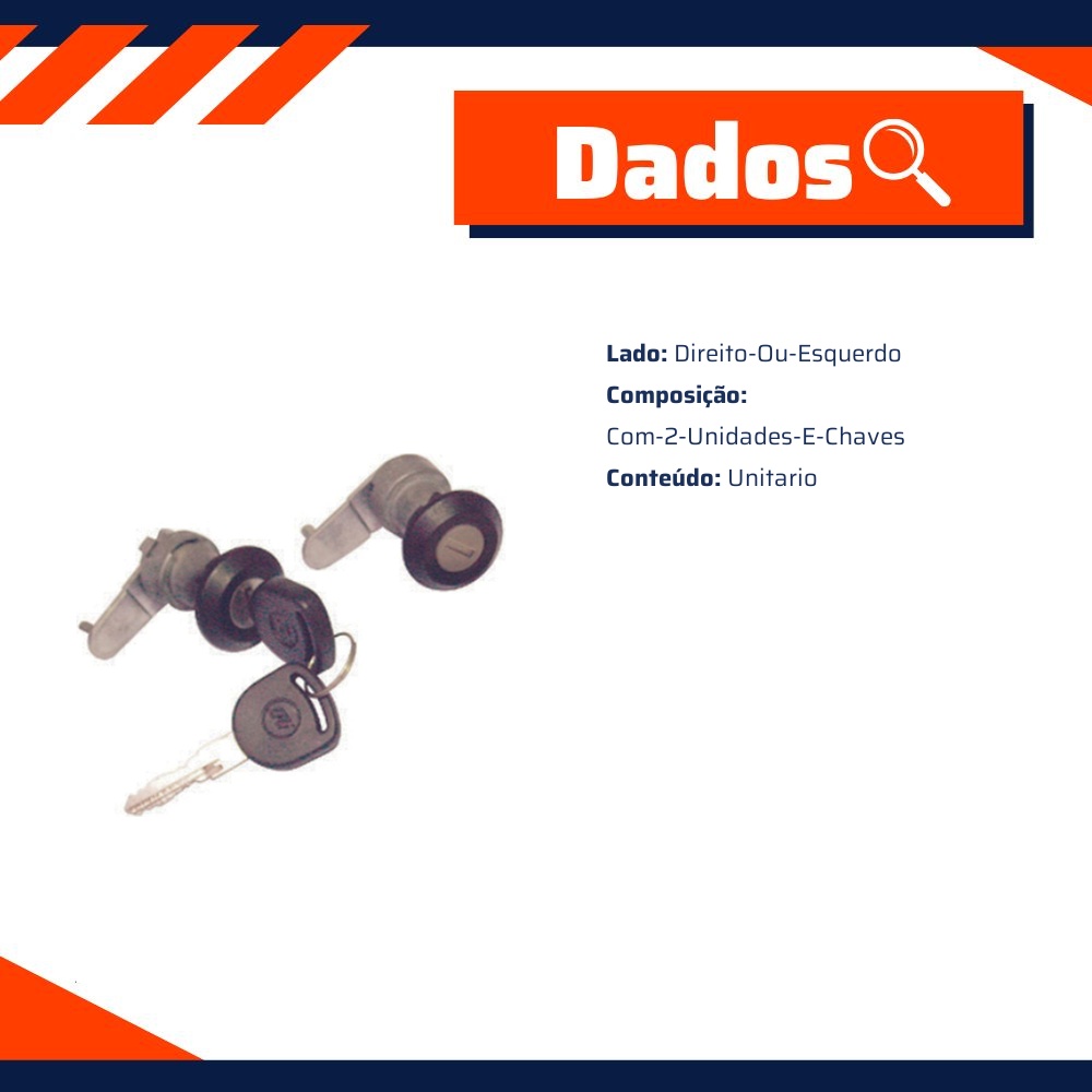 Cilindro da Porta Dianteira para Ford Escort e Verona - Universal Automotive - 30412