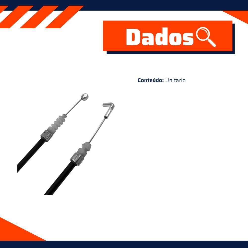 Cabo de Comando da Fechadura da Porta Corrediça para Fiat Ducato - Universal Automotive - 70447