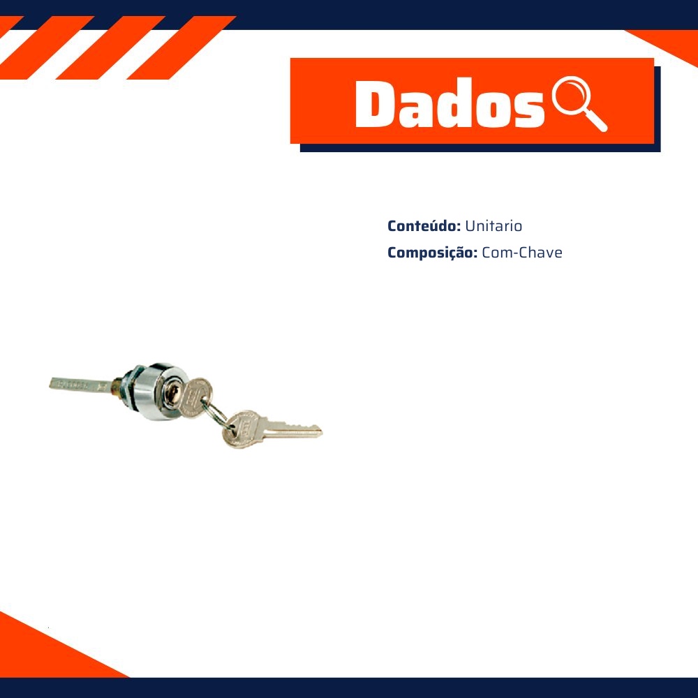 Cilindro do Porta-Malas para Chevrolet Opala - Universal Automotive - 40109