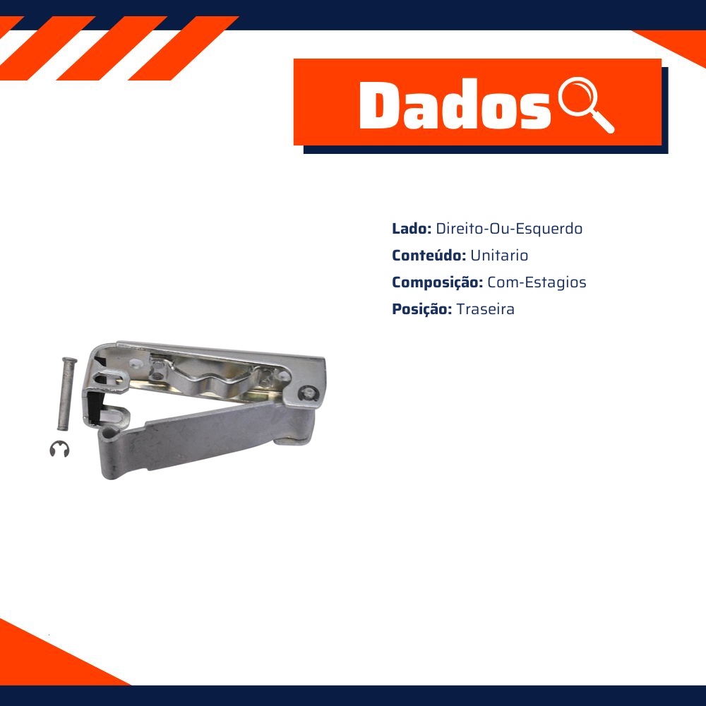 Limitador da Porta para Fiat Fiorino - Universal Automotive - 71133
