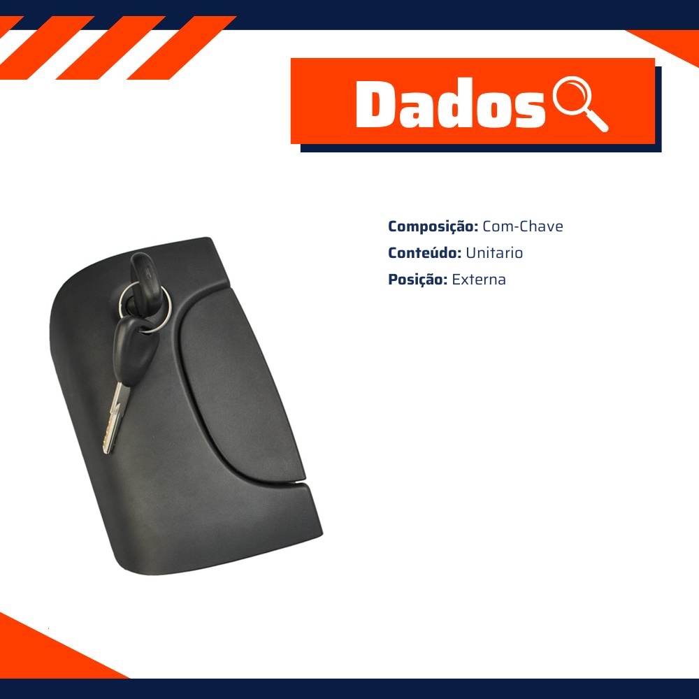 Maçaneta da Porta Traseira para Renault Kangoo - Universal Automotive - 11256