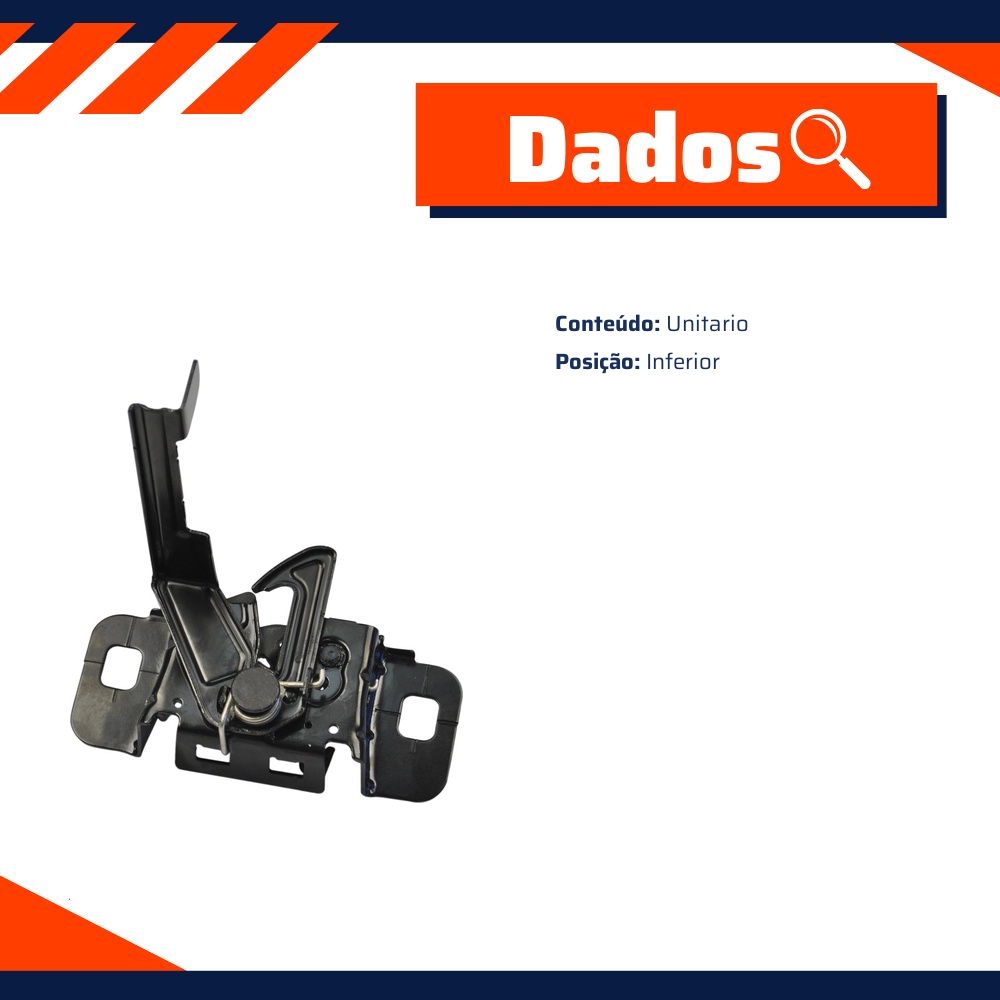Fechadura do Capô para Chevrolet Cruze - Universal Automotive - 41844