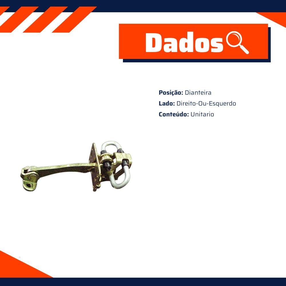 Limitador da Porta para Fiat Doblo - Universal Automotive - 70263