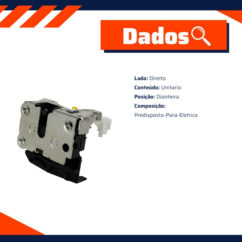 Fechadura da Porta para Renault Sandero - Universal Automotive - 11216